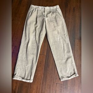 Classic LL Bean Men's Beige Corduroy Pants